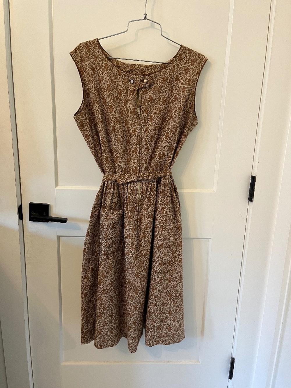 Vintage Phoenix Day Dress with Belt